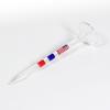 10Pcs Unbreakable Acrylic Golf Tees American Flag Design High Strength Big Cup 8