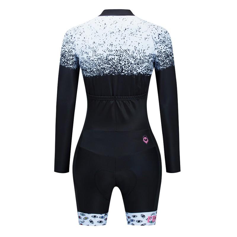 FRENESI Unisex Cycling Triathlon Suit Short Sleeve Summer Quick-Dry Performance Wear Road Bike Riding Multi-Sport Training