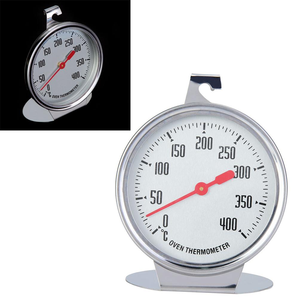 Stainless Steel Oven Thermometer Stands Monitoring Temperature Gauge for Kitchen Home Cooking