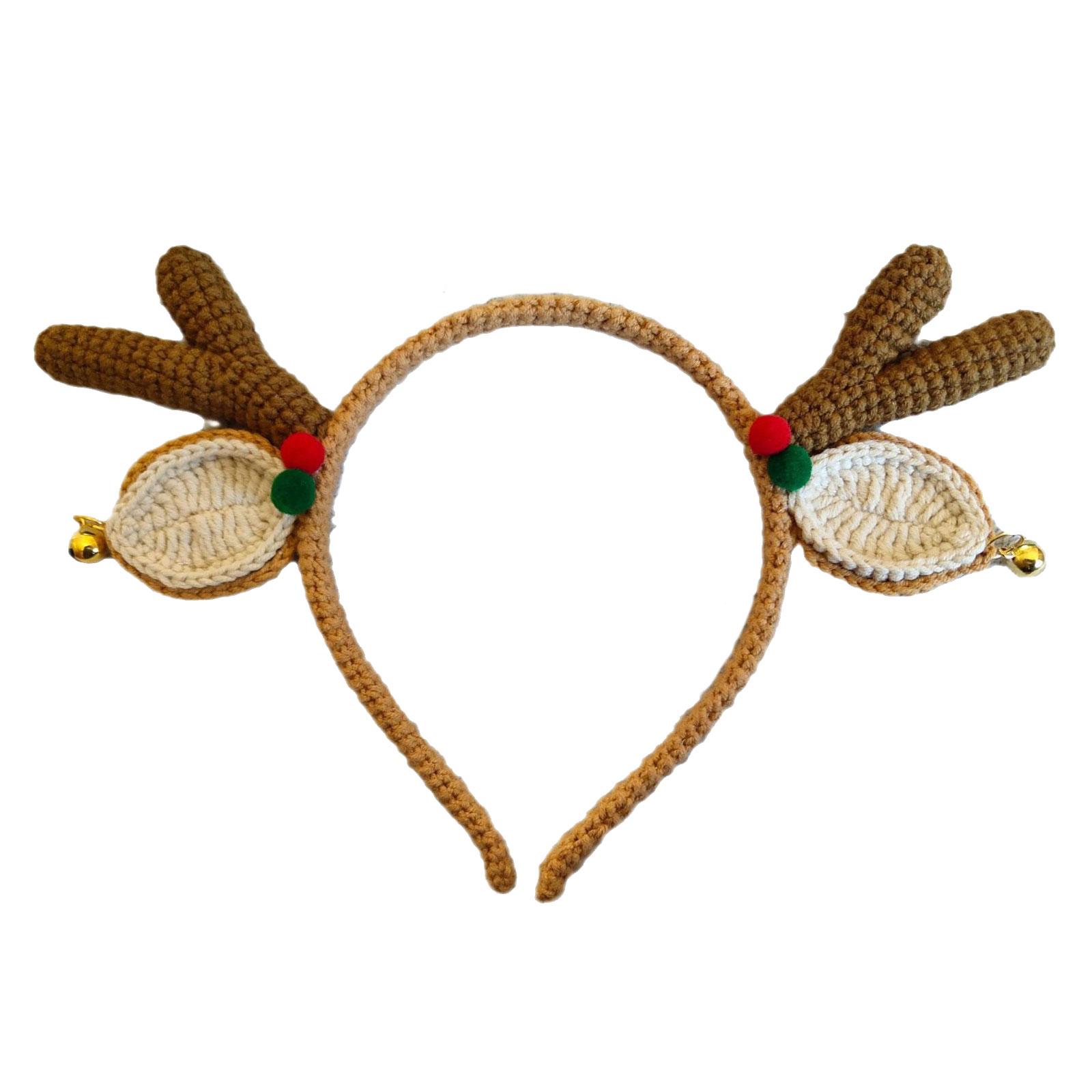 

Christmas Party Accessories Tree/Antler Headband Seasonal Holiday Party Props Hairband Family Gathering Party Hairhoop