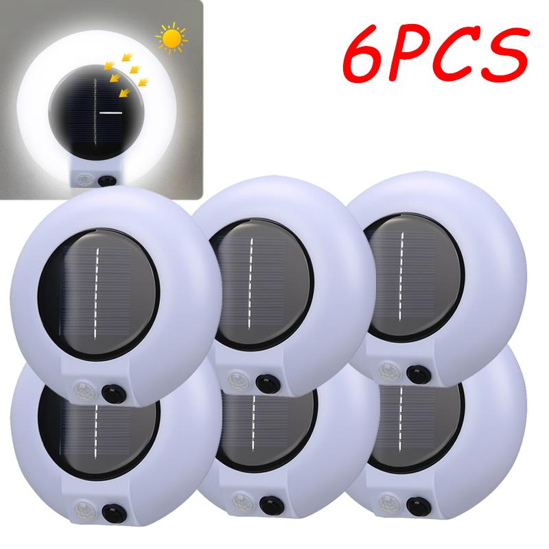 Modern LED Solar Wall Lamp Outdoor PIR Motion Sensors Waterproof Light Courtyard Decoration Lightsporch Garden Fence Path Lights