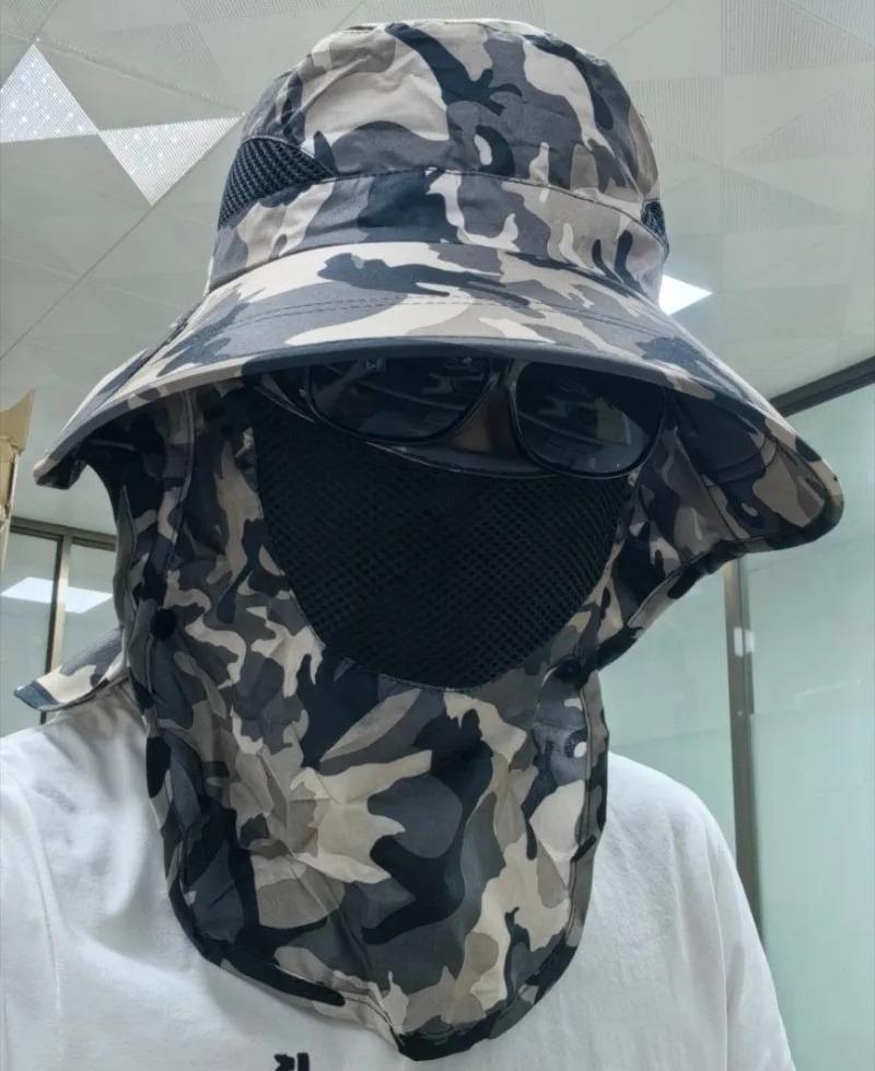 Adjustable Outdoor Fishing Hat Sunscreen Protection Breathable Sunshade Foldable Men Women Hiking Camping Casual Fishing Cap