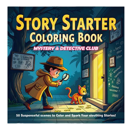 Everyday Superheroes Coloring Book 60-Page Interactive Adventure for Kids Portable Creative Coloring Book with Pencils Crayons Markers