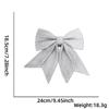 Pearl Stylish Cotton Glitter Bow Ornaments Ideal For Holiday Decor And Diy Projects Craft