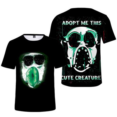 Camisetas de Dibujos Animados de Moda de 16 Colores Doors Roblox para Mujer Hombre Ropa de Verano Fitness Cuello O Camiseta para Hombre Oversized Nuevas Camisetas Tops