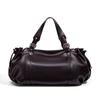 Borsa a Tote di Lusso Vintage Popolare da Donna in Morbido PU Monocolore Grande Capacità Essenziale Quotidiana Casual Borsa a Spalla