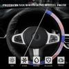 Elastic Breathable Steering Cover - NEW Car Wheel Cover No Inner Ring, Non-Slip American Print Handlebar Cover