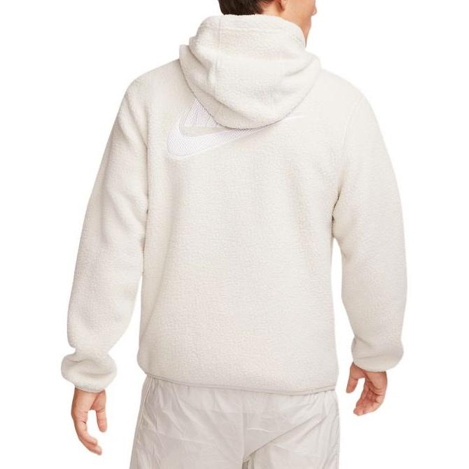 Nike fleece hooded jacket 'White' Men's DV8155-072