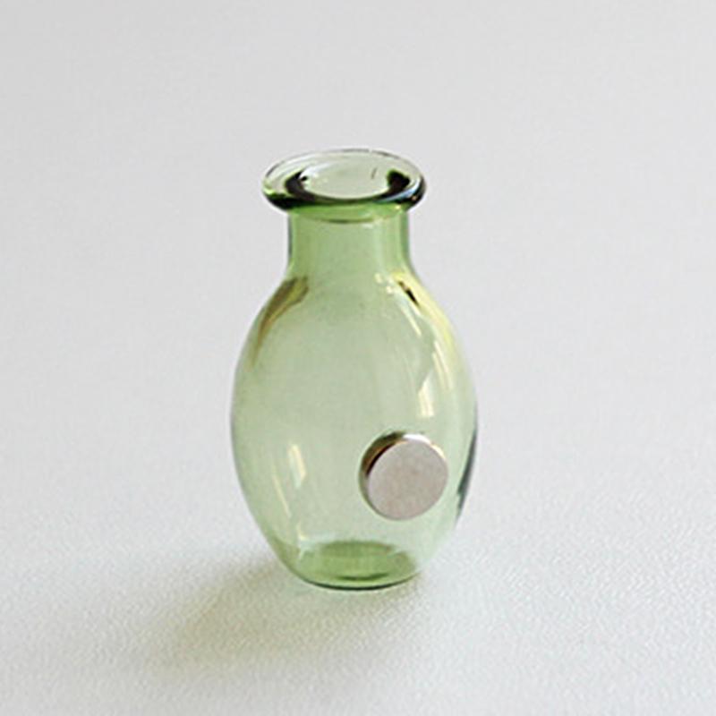 1PC Vase Magnet Mini Fridge Magnetic Vase Home Decoration Glass Refrigerator Sticker 3D 28x17mm