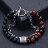 JYL Bracelet Men's Double-Layer  Durable Stylish Boosts Confidence & Strength
