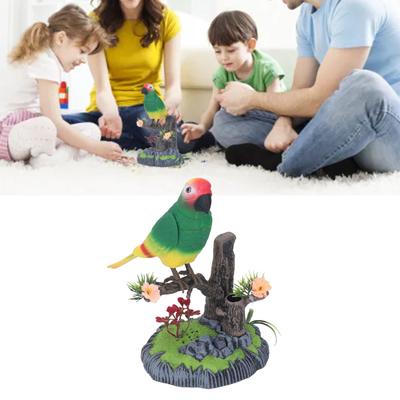 ZK30 Operated Control Voice Parrot Chirping Singing Fluttering Simulation Parrot Toy for Adults Children 506H