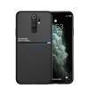 Custodia con Cornice in Morbido Silicone PU Opaco per OPPO A5 A9 2020 Custodia di Lusso su per OPPO A 5 A 9 2020 Supporto per Auto Cover Posteriore Magnetica Guscio