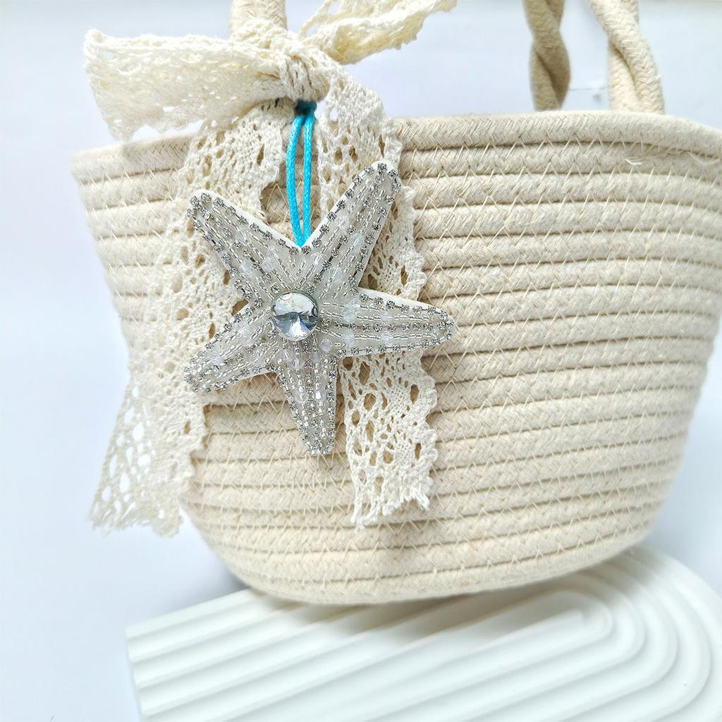 DIY Felt Patch Brooch Pearls Tassels Handmade Rhinestone Beaded Coconut Tree Crystal Bag Lanyard Patch Beading Applique Patch