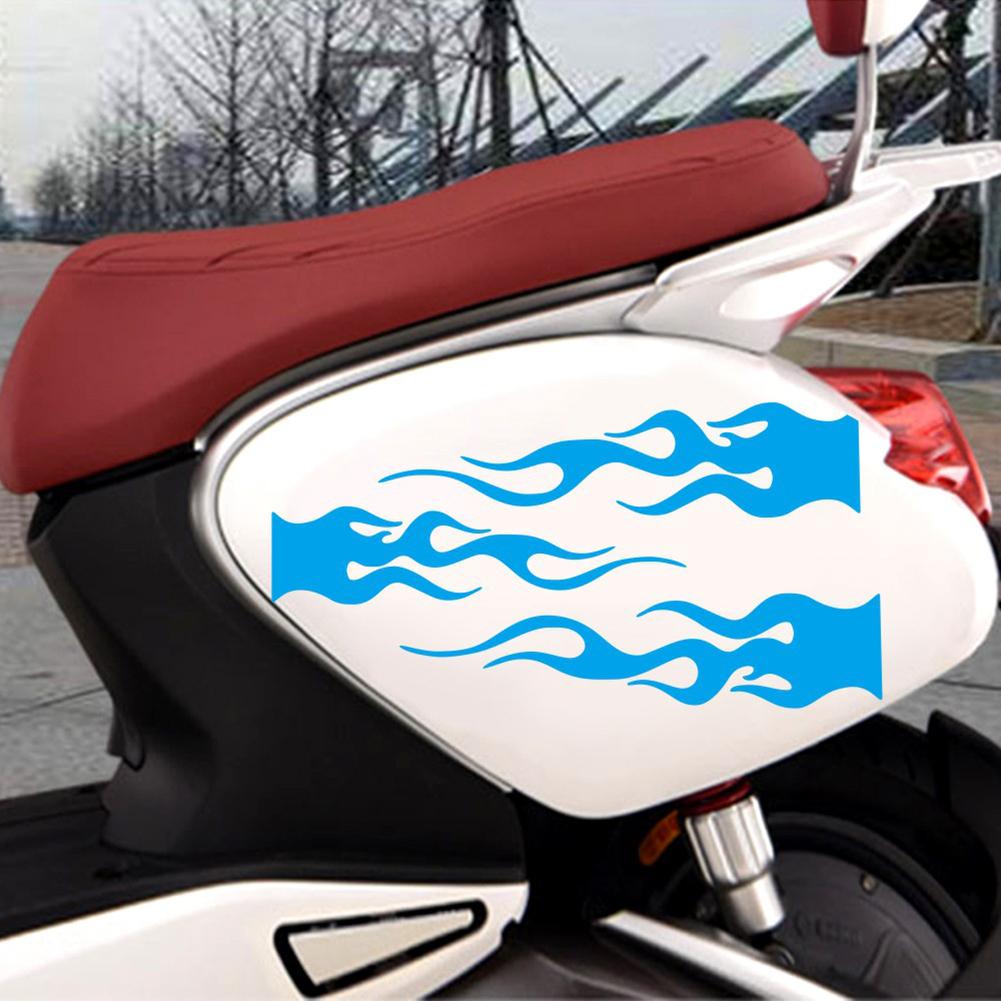 Motorrad Aufkleber Flamme Muster Auto Körper Modellierung Dekorative Aufkleber Universal D-2107