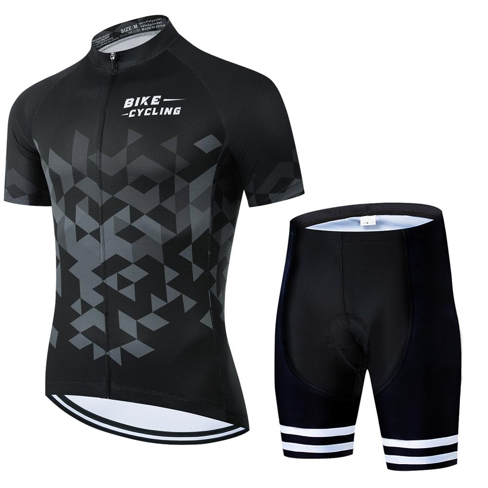 Pro Cycling Jersey Set Summer Short Sleeve Men's MTB Bike Cycling Clothing Maillot Ropa Ciclismo Uniform Suit Summer 2026 Breathable Cycling Suit Set