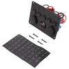 5-vejs 12V/24V Inline Sikringsboks LED-kontaktpanel Dobbelt USB Bil Båd Lastbil Campingvogn