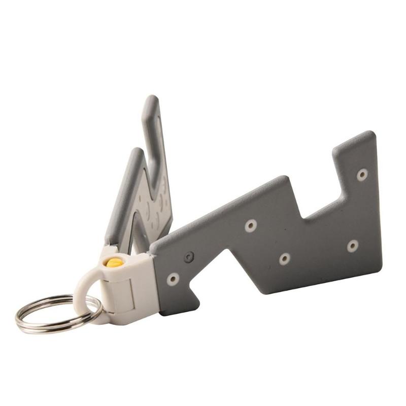 

Portable Keychain Pendant Mobile Phone Tablet Holder Stand Creative-Keyring Lightweight Mini Desk Cellphone Support Rack 1