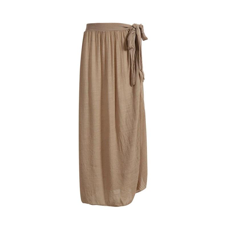 Casual Beach Sunscreen Skirt High Split Sport Swim Sweet Sexy Skirt Lady Seaside Vacation See Through White Skirt 22296