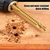 Brocas Helicoidais de Metal 3/4/5/6/6.5/8MM Aço Rápido de Alta Resistência Haste Cilíndrica Brocas para Perfurar Parafusar Escarear Cortar Ferramentas para Marcenaria