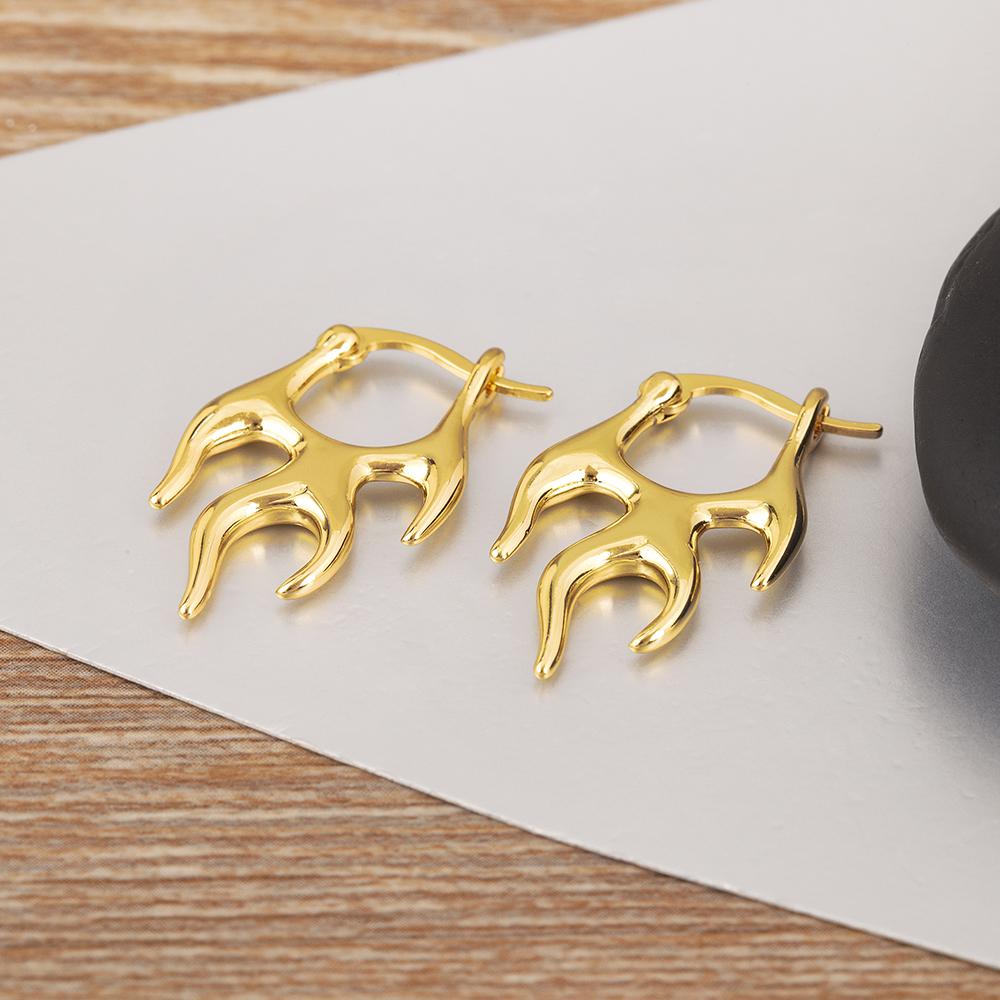 Nidin New Creative Design Small Circle Hoop Earrings 5 Styles For Women Girl Copper Micro Inlaid Zircon Ear Jewelry Accessories