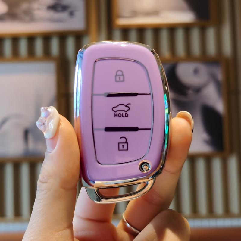Modern Key Bag Compatible with Mingtu ix35, ix25, Langdong, Lingdong, Tucson, Sonata 9, Rena - Car Cover Buckle