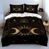 Moon phases and stars. Bedding sets Duvet cover sets Duvet covers Pillowcases(1*Duvet Cover 2*Pillowcases without duvet insert)