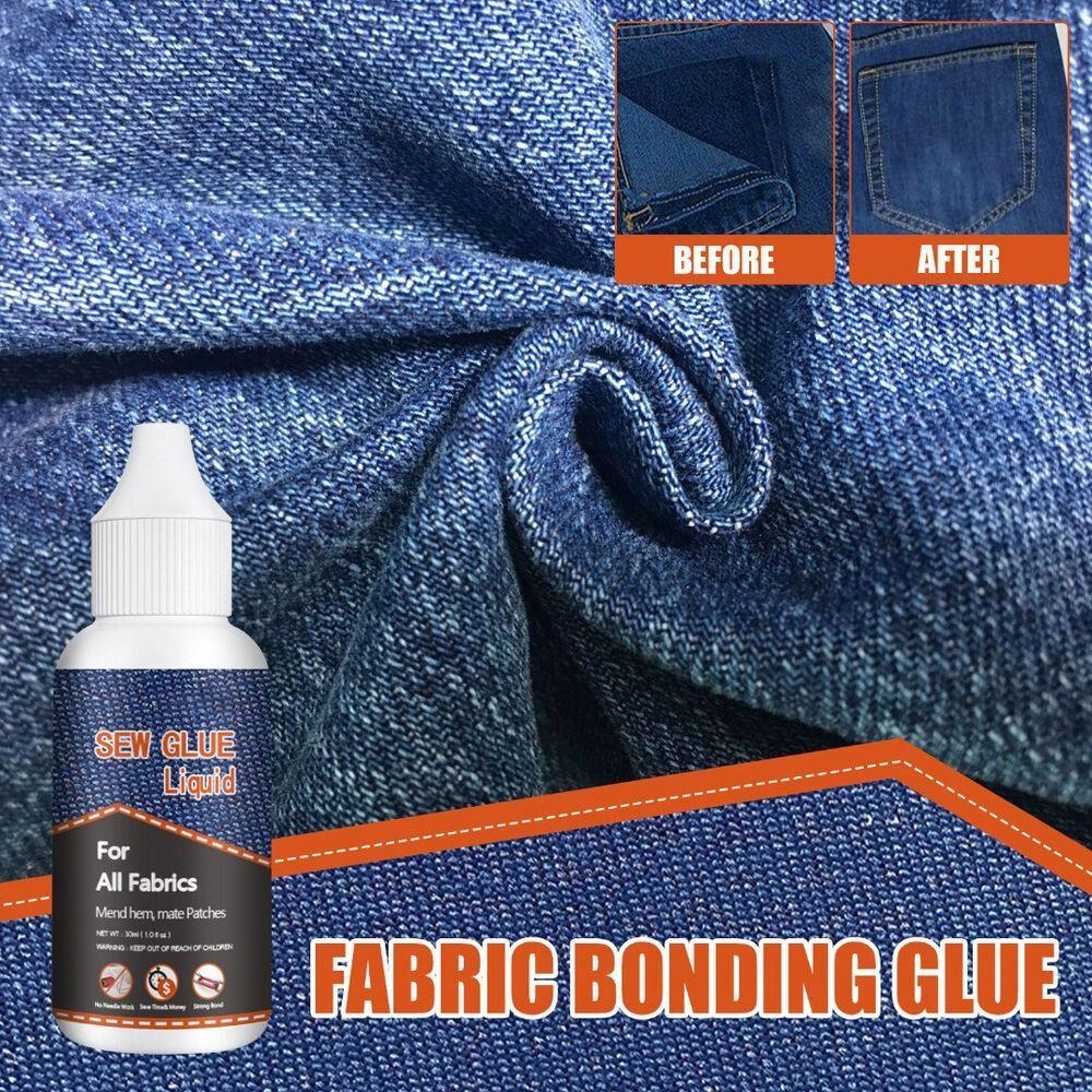 High Viscosity Strength Denim Clothes Fabric Bonding Glue Sewing Glue Clothing Repair Glue