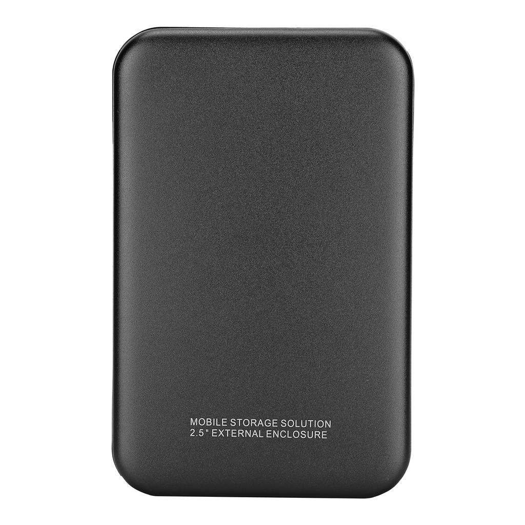 Hard Drive Enclosure Portable 2.5in SATA to USB 3.0 Hard Disk Box with Data Cable Storage Bag for Laptop Desktop (Not