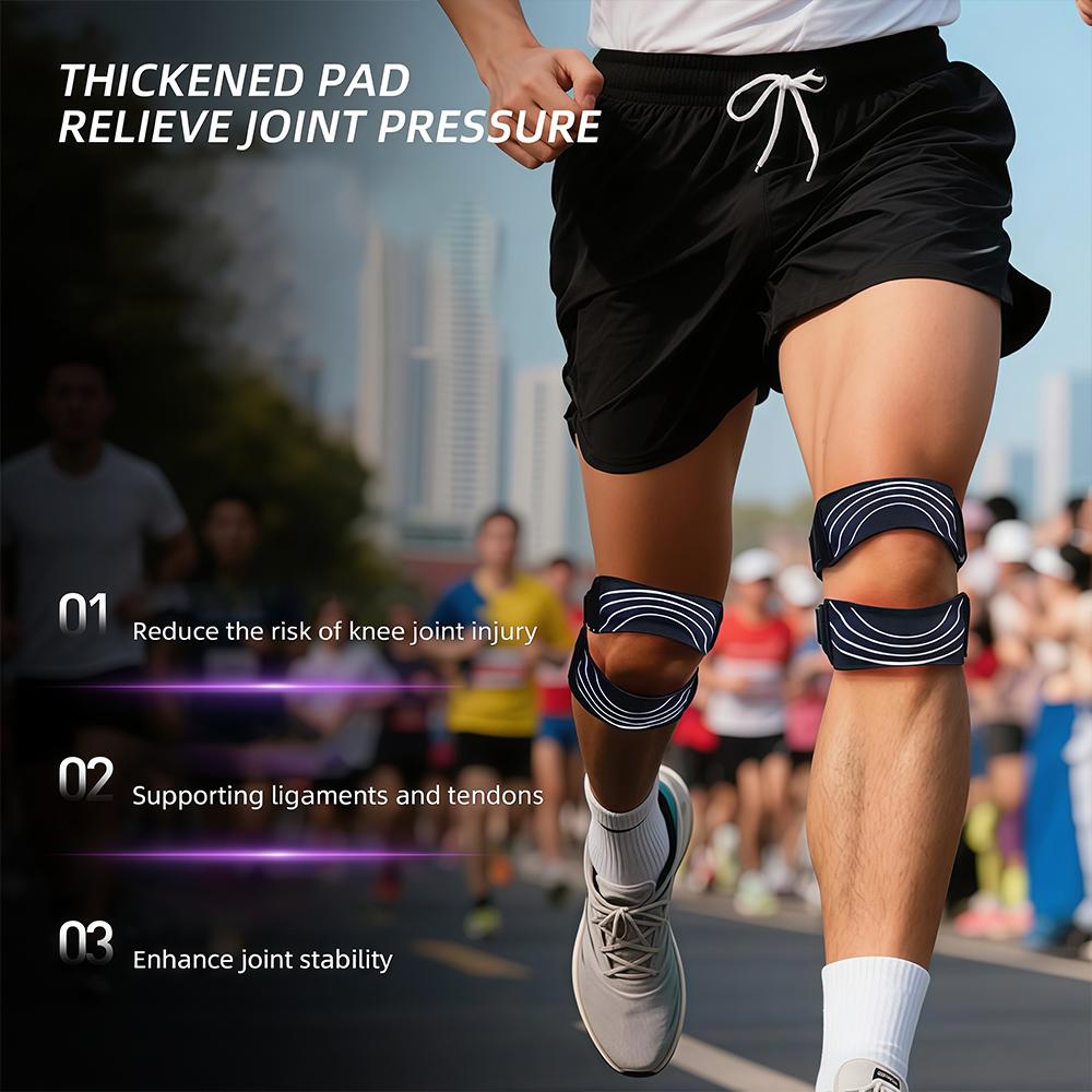1/2PCS Patellar Tendon Support Strap Knee Pain Relief, Adjustable Knee Strap for Running, Jumper, Tennis, Sports Injury Recovery