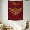 Link'S Epic Journey Zelda Adventure Tapestry Fashion Print Background Cloth Soft Wall Covering Decoration Atmospheric Background Cloth