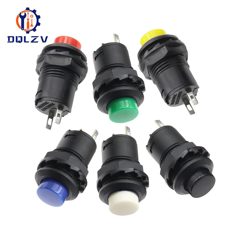 Selbsthaltende / Momentane Druckschalter DS228 DS428 12mm AUS - EIN Druckschalter 3A /125VAC 1.5A/250VAC DS-228 DS-428