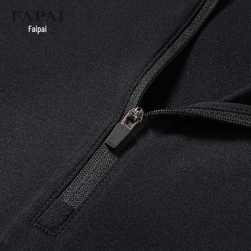 FAPAI Men's Sorona Half-Zip Raglan Sport T-Shirt