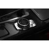 Large Multimedia Replacement Switch Trim For 2013- BMW 3 4 Series GT Silver
