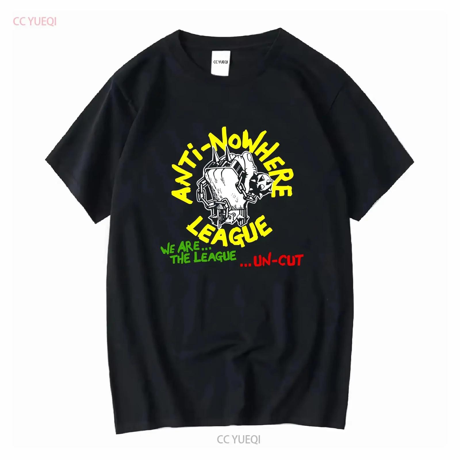 

Anti Nowhere League Band Un Cut T Shirt Men s Black Size S 5XL vintage Washed Versatile Comfortable Casual Breathable fashion XXXXXL різнокольоровий