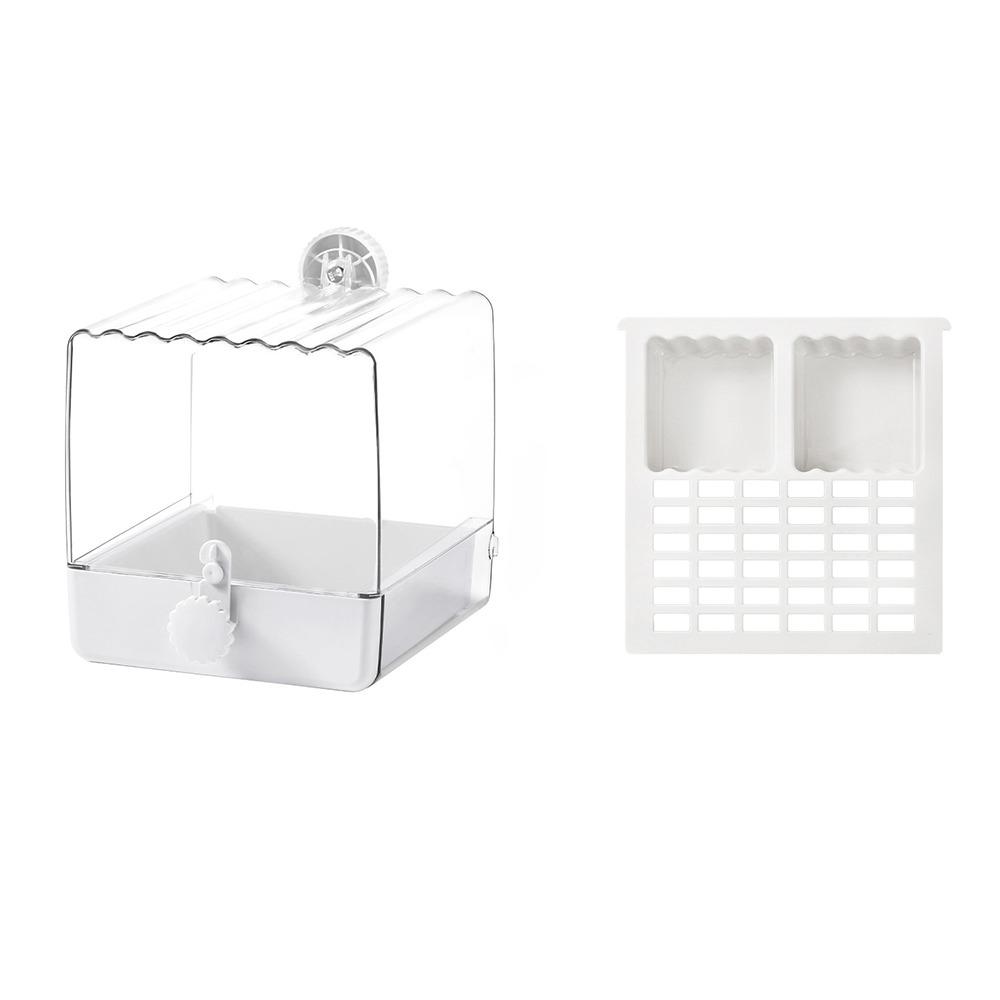 Bottom Drawer Parrot Bath Transparent Parrot Bathing Pool Bird Shower Box Bird Bathtub Bird Cage