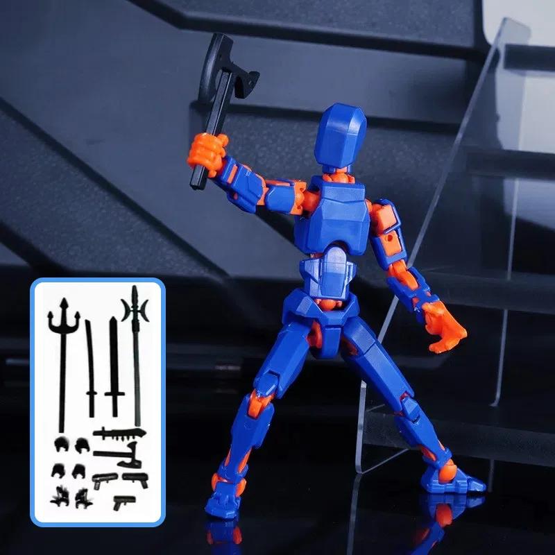 Lucky Puppets 13 Doll,Multiple Styling Combinations Robot Model,Cheap Holiday Gift,Cool Robot Doll Desktop Decoration