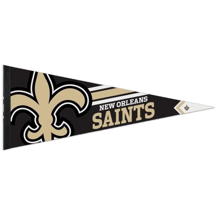 Fanion - Wincraft - New Orleans Saints - Feutre Robuste - 75x30cm - Décoration Murale