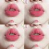 Korean-Style Young Girl's Guava Pink Lipstick Lip Glaze Matte Lip Mud Low Saturation Natural Look Brightening Nude Color Series