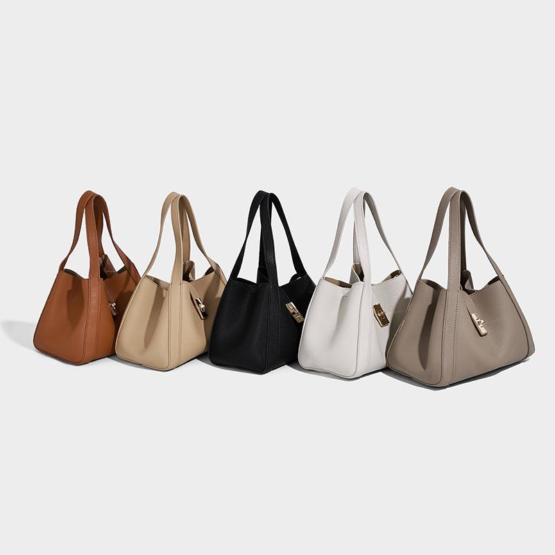 High Sense Große Tragetaschen 2025 Neue Handtasche Mode Gemüsekorb Tasche Schulter Tragbar Umhängetasche