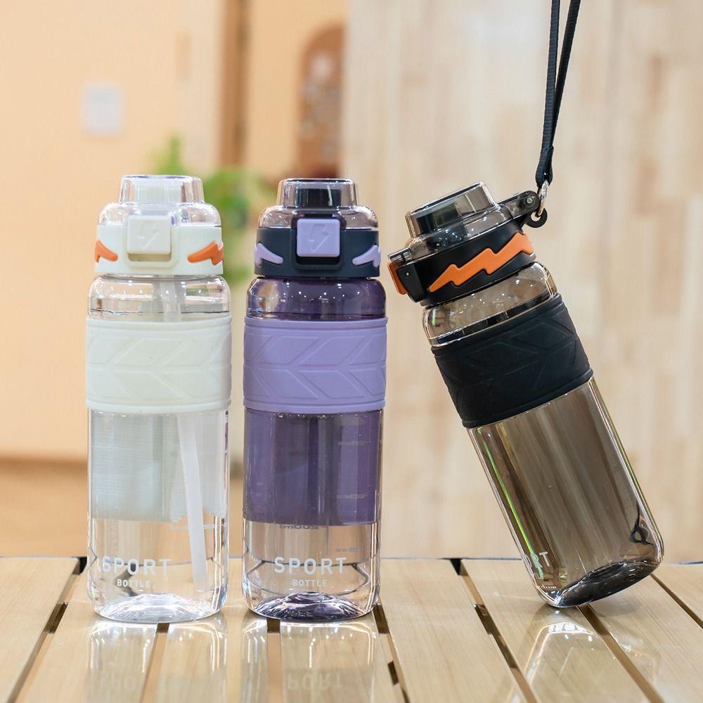 Leak-proof Sports Water Bottle 750ml Travel Bottle Portable Fitness Kettle Summer Sports Fitness