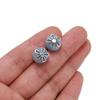 50pcs/Lot 11.5mm 5 Petals Antique  Simple Hollow Flower Loose Sparer Apart End Bead Caps For DIY Jewelry Making Findings