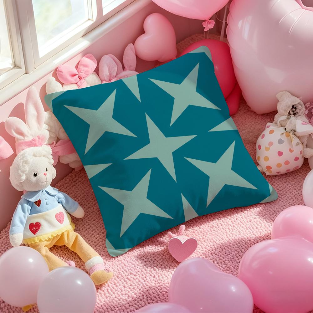 Modern color Mia style geometric pattern Cushion Pattern Printed Pillowcase for Living Room Sofa Cushion Cover & Bedroom Decor