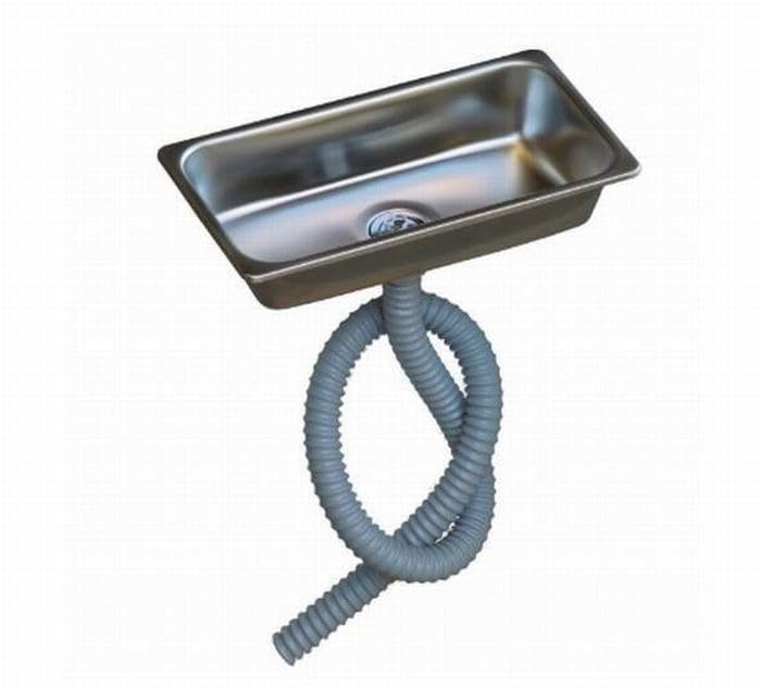 Rim DIY General-Purpose Stainless Steel Mini Sink Set (For Campers) Opening Dimensions: Approx. 300 x 155mm