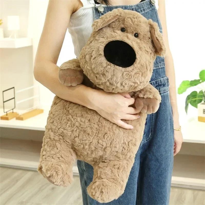 40Cm Kawaii Big Nose Dog Soft Plush Toy Stuffed Animal Doll Relieve Anxiety Kid Birthday Gift Puppy Throw Pillow Home Bed Decor