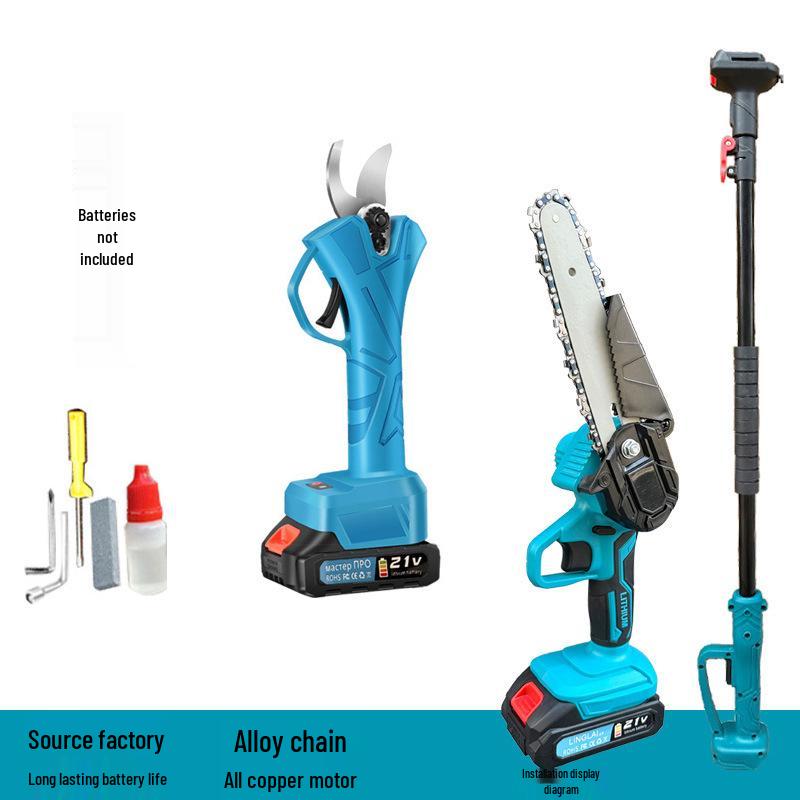 Telescopic Electric Brushless High Branch Pruner Saw for Horticulture and Fruit Trees