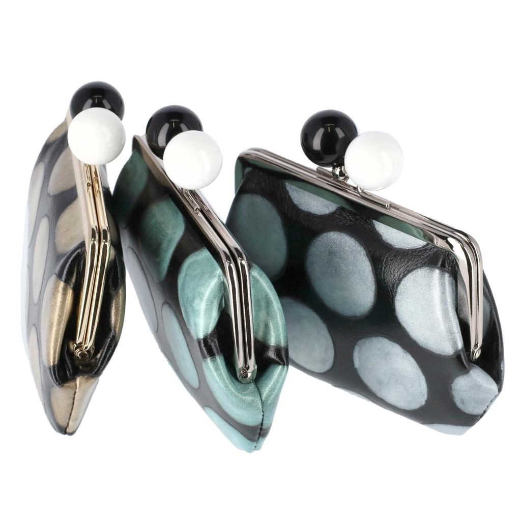 [Tsumori Chisato] Coin Purse with Clasp, Full Moon Dots