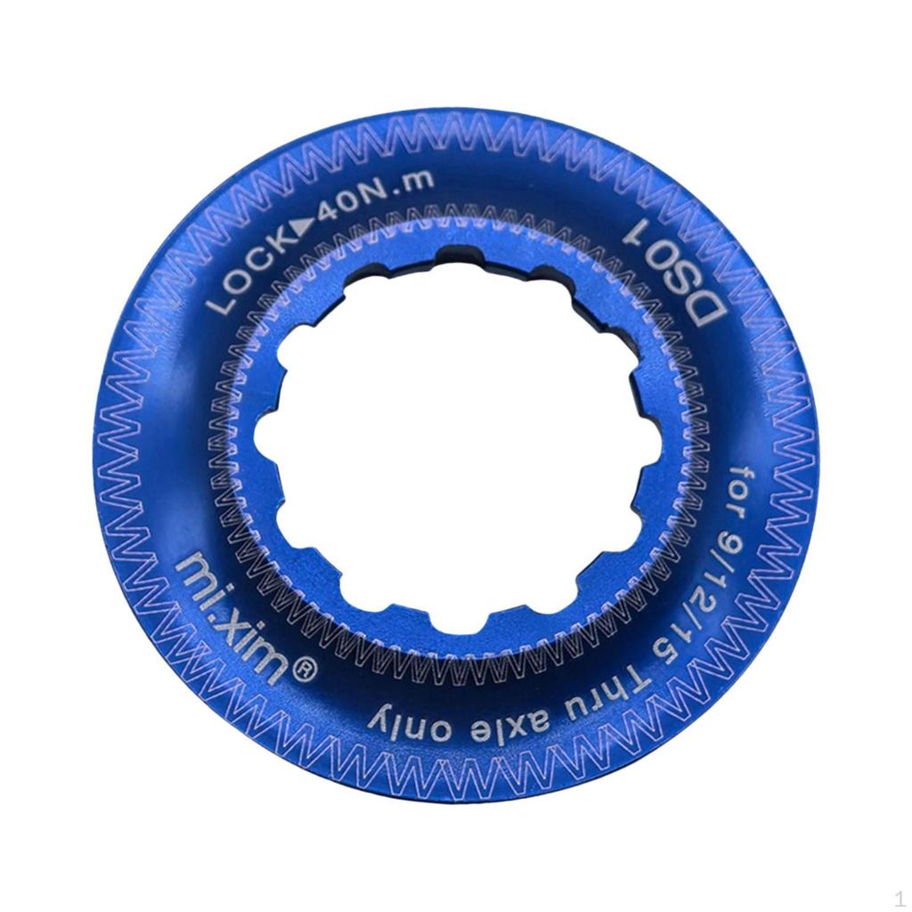 Bike Centerlock Lockring Lock Cover Aluminum Alloy Lightweight Screw Replacement