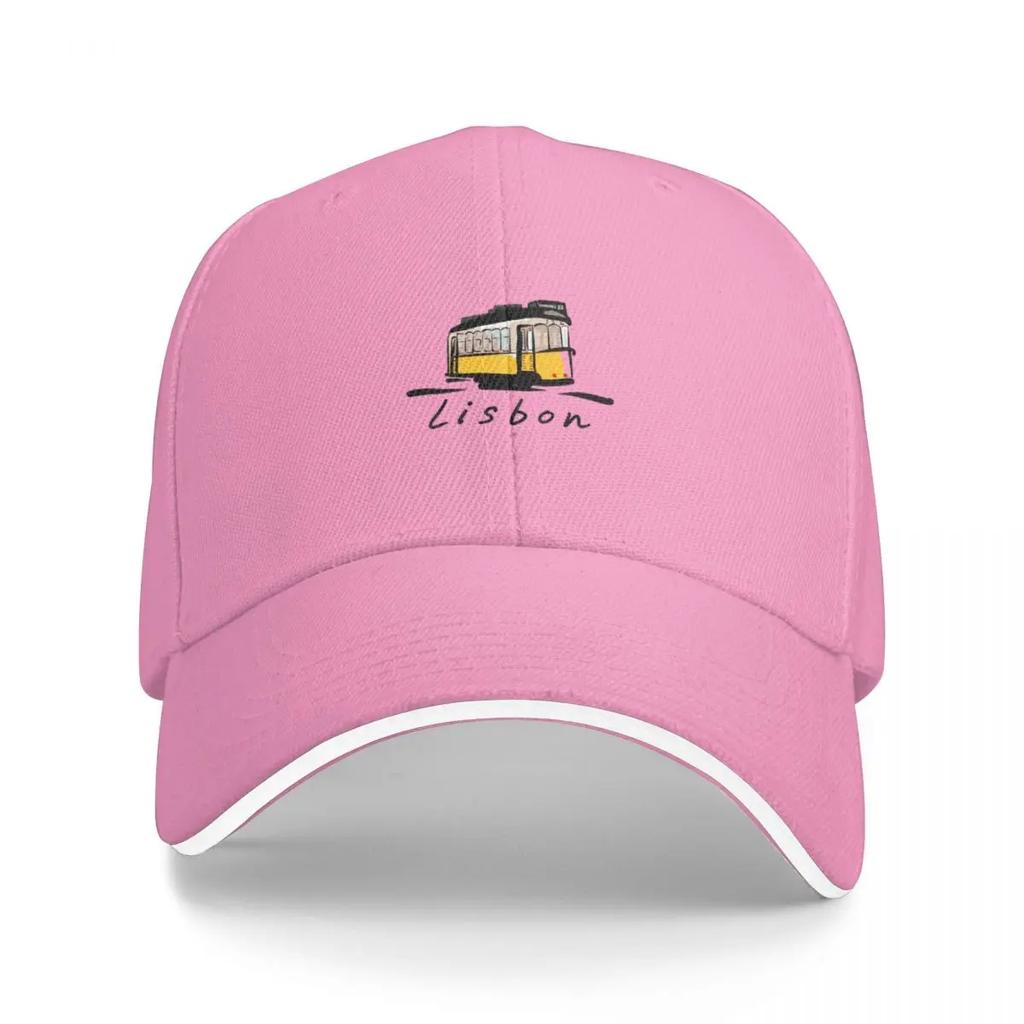 LisboaTramIllustrationPortugal Baseball Cap Sun Hat For Children Rugby Beach Gentleman Hat Women's Hats For The Sun Men's