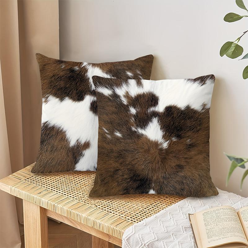 Cow Pattern Decorative Cushions For Cozy Home Polyester pillowcase, sofa decorative cushion cov Headboard Pillow