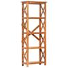 Bookshelf 60x30x160 Cm Solid Wood with Honey Colored Finish